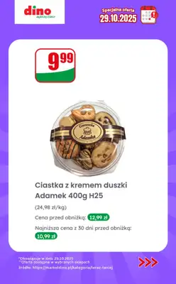 Dino - gazetka promocyjna Specjalna oferta na 29.10.2025 - promocje spoza gazetki od środy 29.10 do środy 29.10 - strona 3 Dino - gazetka promocyjna Specjalna oferta na 29.10.2025 - promocje spoza gazetki od środy 29.10 do środy 29.10 - strona 3