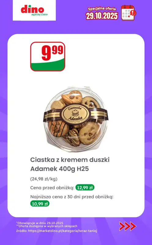 Dino - gazetka promocyjna Specjalna oferta na 29.10.2025 - promocje spoza gazetki   - strona 3 Dino - gazetka promocyjna Specjalna oferta na 29.10.2025 - promocje spoza gazetki   - strona 3