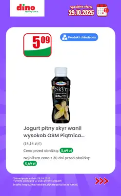 Dino - gazetka promocyjna Specjalna oferta na 29.10.2025 - promocje spoza gazetki od środy 29.10 do środy 29.10 - strona 6 Dino - gazetka promocyjna Specjalna oferta na 29.10.2025 - promocje spoza gazetki od środy 29.10 do środy 29.10 - strona 6
