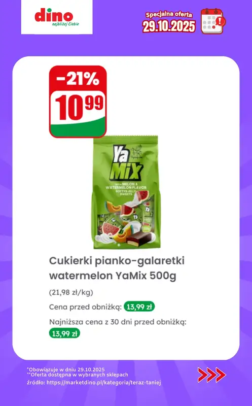 Dino - gazetka promocyjna Specjalna oferta na 29.10.2025 - promocje spoza gazetki od środy 29.10 do środy 29.10 - strona 7