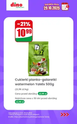 Dino - gazetka promocyjna Specjalna oferta na 29.10.2025 - promocje spoza gazetki od środy 29.10 do środy 29.10 - strona 7 Dino - gazetka promocyjna Specjalna oferta na 29.10.2025 - promocje spoza gazetki od środy 29.10 do środy 29.10 - strona 7