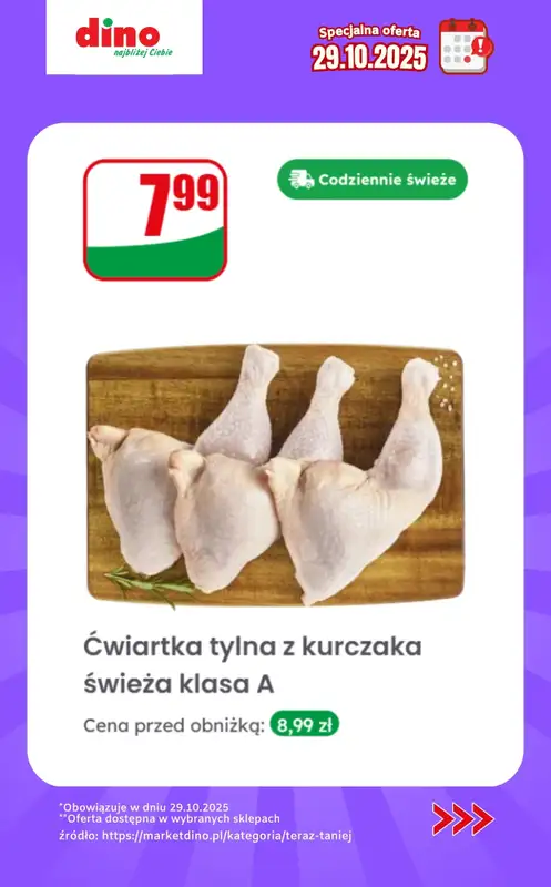 Dino - gazetka promocyjna Specjalna oferta na 29.10.2025 - promocje spoza gazetki od środy 29.10 do środy 29.10 - strona 9