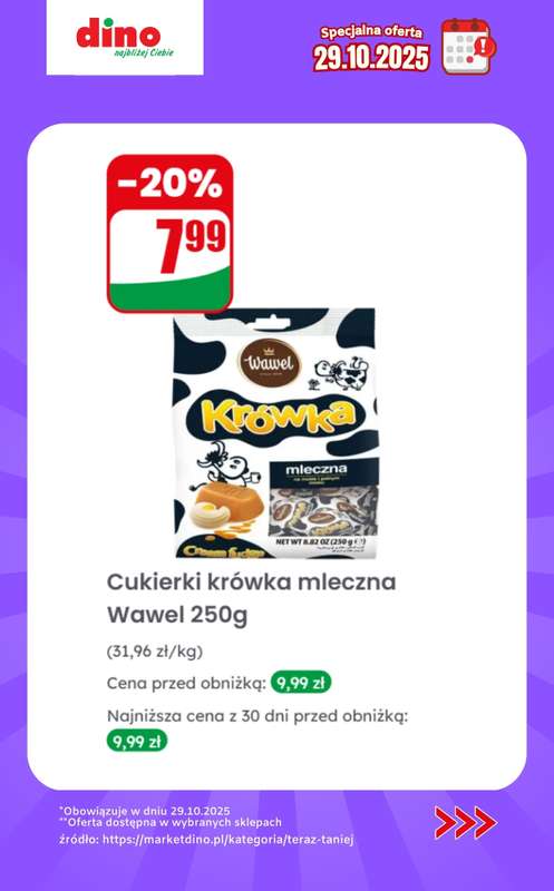 Dino - gazetka promocyjna Specjalna oferta na 29.10.2025 - promocje spoza gazetki od 艣rody 29.10 do 艣rody 29.10 - strona 5 Dino - gazetka promocyjna Specjalna oferta na 29.10.2025 - promocje spoza gazetki od 艣rody 29.10 do 艣rody 29.10 - strona 5