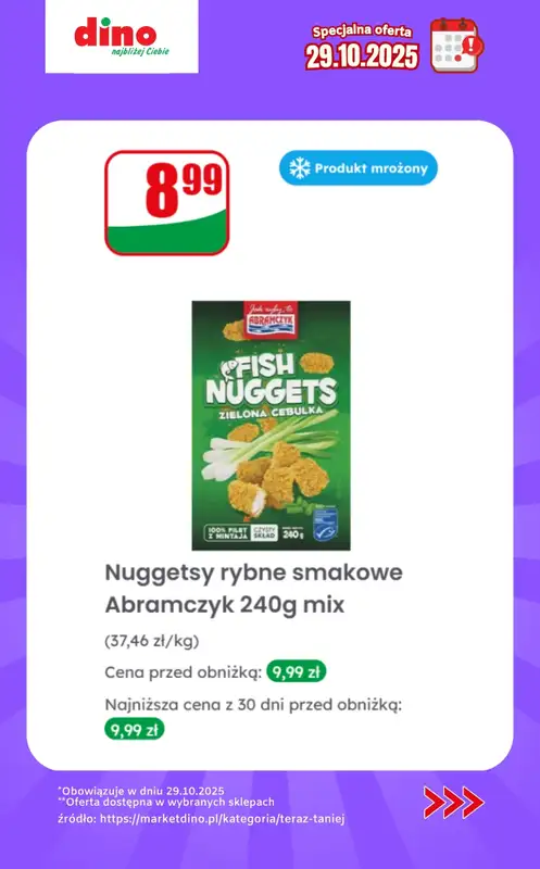 Dino - gazetka promocyjna Specjalna oferta na 29.10.2025 - promocje spoza gazetki od środy 29.10 do środy 29.10 - strona 8
