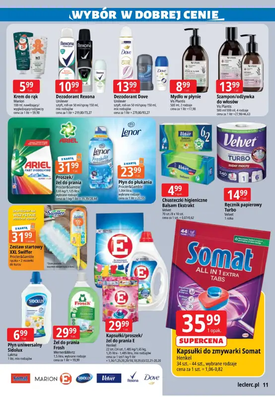 Leclerc - gazetka promocyjna Oferta E.Leclerc I Wybór w dobrej cenie od wtorku 28.10 do poniedziałku 03.11 - strona 11