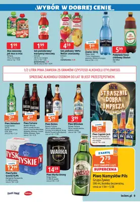 Leclerc - gazetka promocyjna Oferta E.Leclerc I Wybór w dobrej cenie od wtorku 28.10 do poniedziałku 03.11 - strona 9 Leclerc - gazetka promocyjna Oferta E.Leclerc I Wybór w dobrej cenie od wtorku 28.10 do poniedziałku 03.11 - strona 9