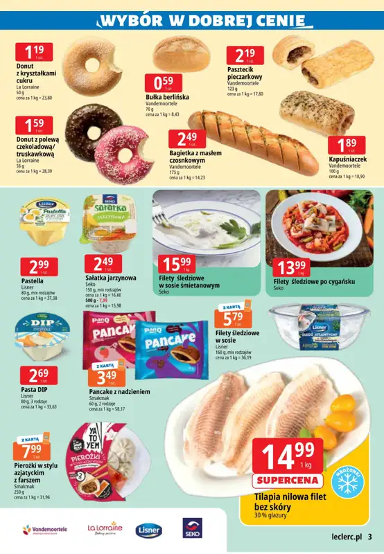 Leclerc - gazetka promocyjna Oferta E.Leclerc I Wybór w dobrej cenie   - strona 3