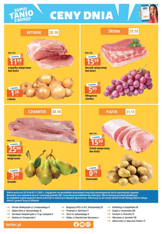 Leclerc - gazetka promocyjna Oferta E.Leclerc I Wybór w dobrej cenie od wtorku 28.10 do poniedziałku 03.11 - strona 12