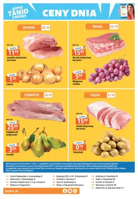 Leclerc - gazetka promocyjna Oferta E.Leclerc I Wybór w dobrej cenie od wtorku 28.10 do poniedziałku 03.11 - strona 12 Leclerc - gazetka promocyjna Oferta E.Leclerc I Wybór w dobrej cenie od wtorku 28.10 do poniedziałku 03.11 - strona 12