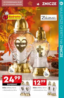 #ZNICZE - gazetka promocyjna Najlepsze oferty na ZNICZE i WKŁADY od soboty 25.10 do piątku 31.10 - strona 14 #ZNICZE - gazetka promocyjna Najlepsze oferty na ZNICZE i WKŁADY od soboty 25.10 do piątku 31.10 - strona 14