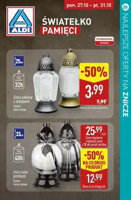 #ZNICZE - gazetka promocyjna Najlepsze oferty na ZNICZE i WKŁADY od soboty 25.10 do piątku 31.10 - strona 15 #ZNICZE - gazetka promocyjna Najlepsze oferty na ZNICZE i WKŁADY od soboty 25.10 do piątku 31.10 - strona 15