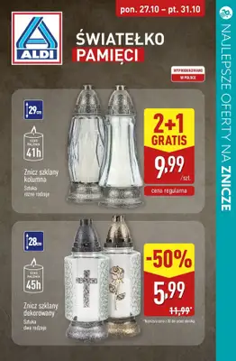 #ZNICZE - gazetka promocyjna Najlepsze oferty na ZNICZE i WKŁADY od soboty 25.10 do piątku 31.10 - strona 9 #ZNICZE - gazetka promocyjna Najlepsze oferty na ZNICZE i WKŁADY od soboty 25.10 do piątku 31.10 - strona 9
