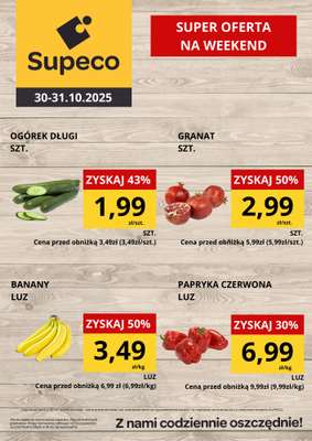 Supeco - gazetka promocyjna Weekendówka od czwartku 30.10 do piątku 31.10