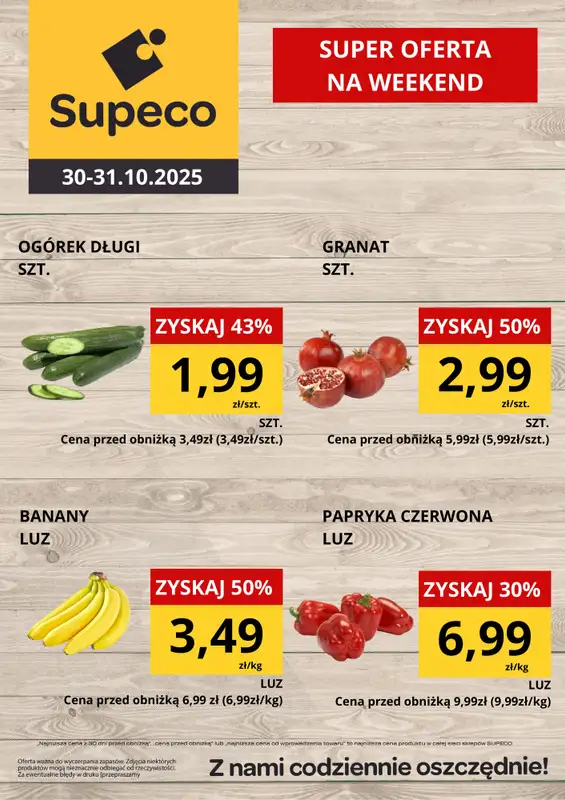 Supeco - gazetka promocyjna Weekendówka  