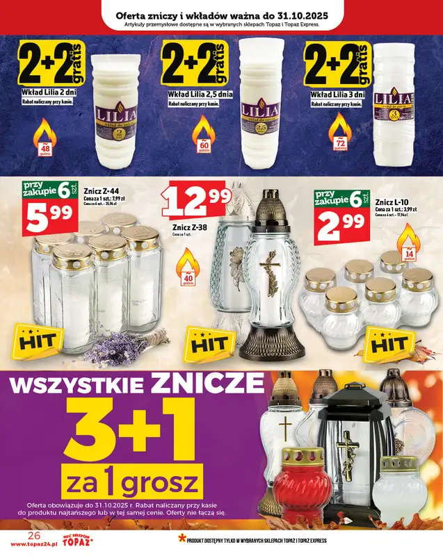TOPAZ - gazetka promocyjna Gazetka od czwartku 30.10 do środy 05.11 - strona 26