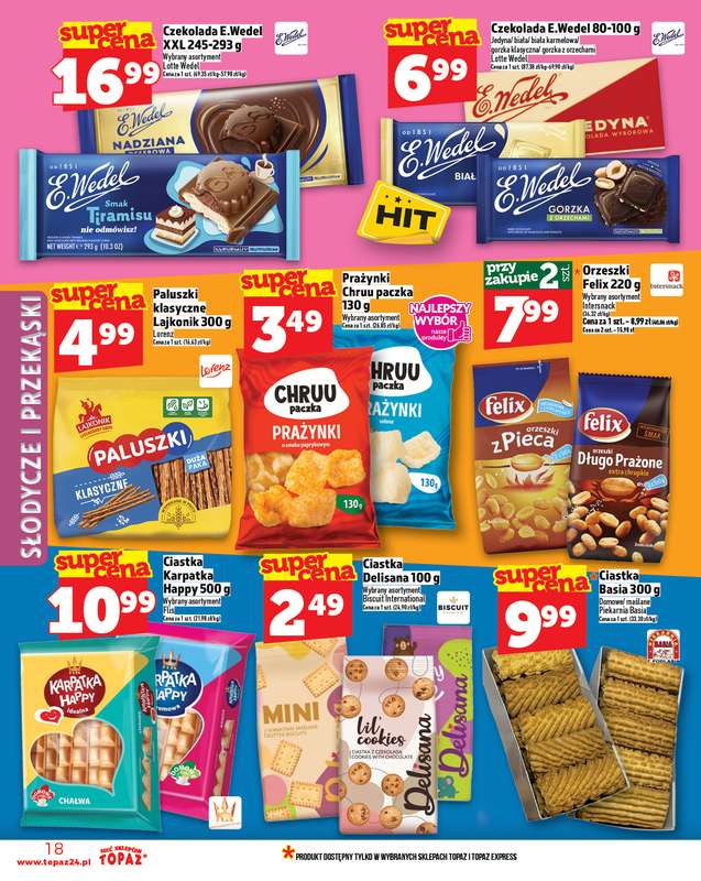 TOPAZ - gazetka promocyjna Gazetka od czwartku 30.10 do 艣rody 05.11 - strona 18 TOPAZ - gazetka promocyjna Gazetka od czwartku 30.10 do 艣rody 05.11 - strona 18