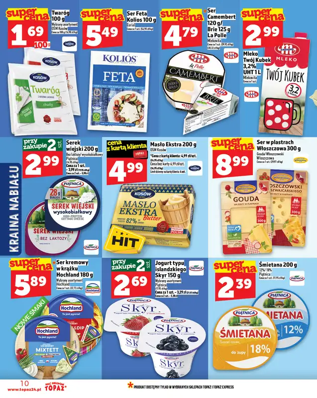 TOPAZ - gazetka promocyjna Gazetka od czwartku 30.10 do środy 05.11 - strona 10