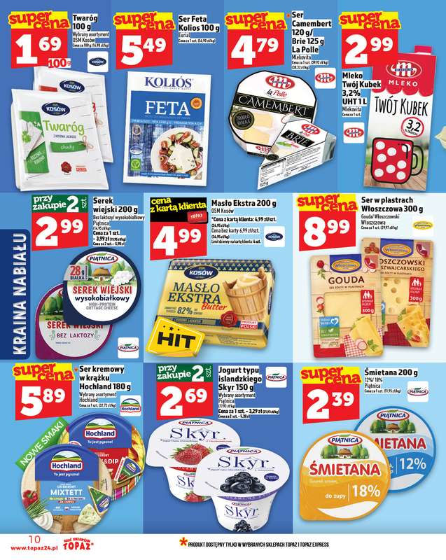 TOPAZ - gazetka promocyjna Gazetka od czwartku 30.10 do 艣rody 05.11 - strona 10 TOPAZ - gazetka promocyjna Gazetka od czwartku 30.10 do 艣rody 05.11 - strona 10
