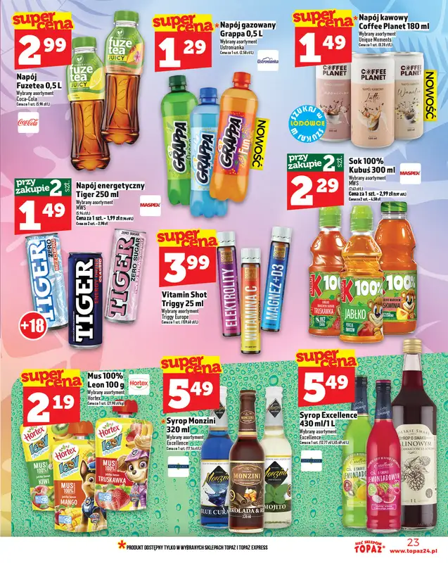 TOPAZ - gazetka promocyjna Gazetka od czwartku 30.10 do środy 05.11 - strona 23