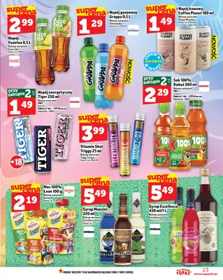 TOPAZ - gazetka promocyjna Gazetka od czwartku 30.10 do środy 05.11 - strona 23 TOPAZ - gazetka promocyjna Gazetka od czwartku 30.10 do środy 05.11 - strona 23