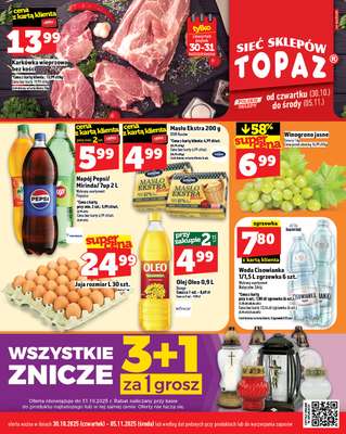 TOPAZ - gazetka promocyjna Gazetka od czwartku 30.10 do środy 05.11