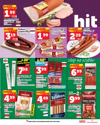 TOPAZ - gazetka promocyjna Gazetka od czwartku 30.10 do środy 05.11 - strona 9 TOPAZ - gazetka promocyjna Gazetka od czwartku 30.10 do środy 05.11 - strona 9