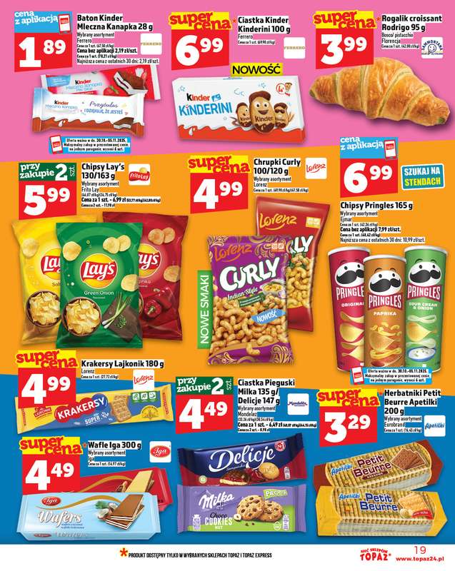 TOPAZ - gazetka promocyjna Gazetka od czwartku 30.10 do 艣rody 05.11 - strona 19 TOPAZ - gazetka promocyjna Gazetka od czwartku 30.10 do 艣rody 05.11 - strona 19