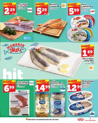 TOPAZ - gazetka promocyjna Gazetka od czwartku 30.10 do środy 05.11 - strona 5 TOPAZ - gazetka promocyjna Gazetka od czwartku 30.10 do środy 05.11 - strona 5