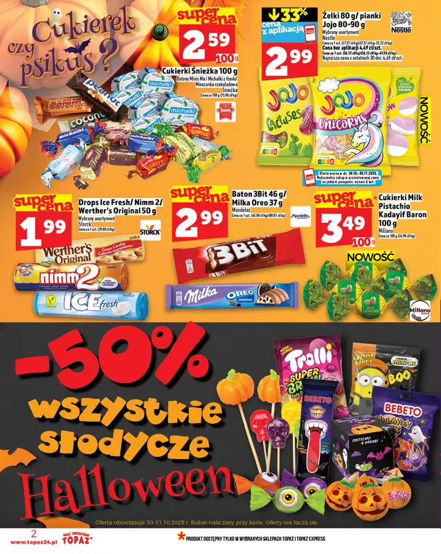 TOPAZ - gazetka promocyjna Gazetka od czwartku 30.10 do środy 05.11 - strona 2