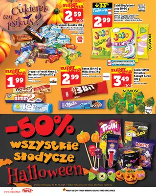 TOPAZ - gazetka promocyjna Gazetka od czwartku 30.10 do środy 05.11 - strona 2 TOPAZ - gazetka promocyjna Gazetka od czwartku 30.10 do środy 05.11 - strona 2