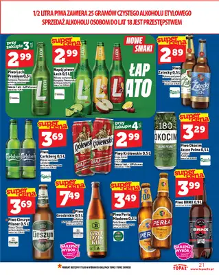 TOPAZ - gazetka promocyjna Gazetka od czwartku 30.10 do środy 05.11 - strona 21 TOPAZ - gazetka promocyjna Gazetka od czwartku 30.10 do środy 05.11 - strona 21