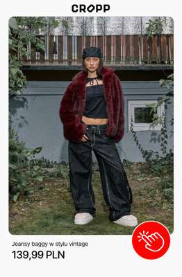 Jeansy baggy w stylu vintage