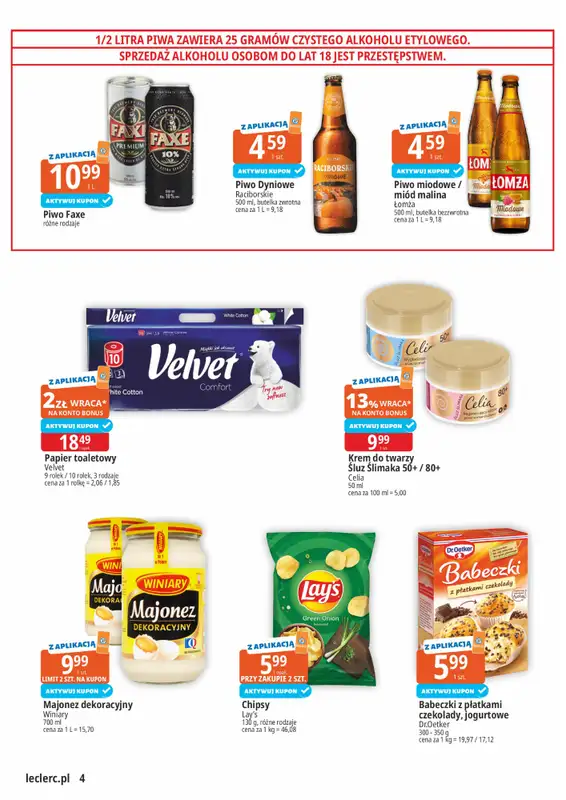 Leclerc - gazetka promocyjna Oferta Gliwice od wtorku 28.10 do soboty 08.11 - strona 4