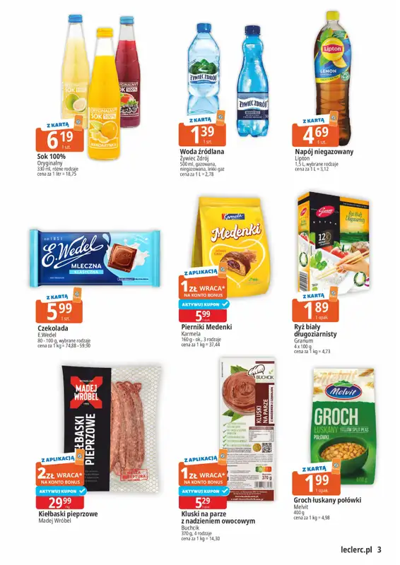 Leclerc - gazetka promocyjna Oferta Gliwice od wtorku 28.10 do soboty 08.11 - strona 3