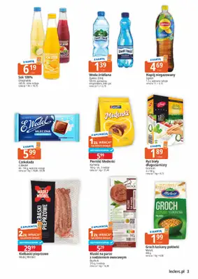 Leclerc - gazetka promocyjna Oferta Gliwice od wtorku 28.10 do soboty 08.11 - strona 3 Leclerc - gazetka promocyjna Oferta Gliwice od wtorku 28.10 do soboty 08.11 - strona 3