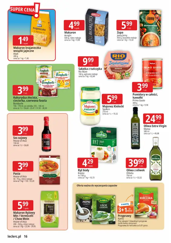 Leclerc - gazetka promocyjna Oferta Gliwice od wtorku 28.10 do soboty 08.11 - strona 16