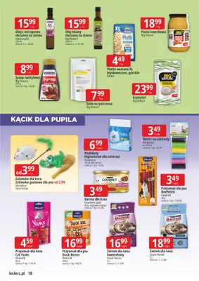 Leclerc - gazetka promocyjna Oferta Gliwice od wtorku 28.10 do soboty 08.11 - strona 18 Leclerc - gazetka promocyjna Oferta Gliwice od wtorku 28.10 do soboty 08.11 - strona 18