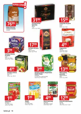 Leclerc - gazetka promocyjna Oferta Gliwice od wtorku 28.10 do soboty 08.11 - strona 14 Leclerc - gazetka promocyjna Oferta Gliwice od wtorku 28.10 do soboty 08.11 - strona 14