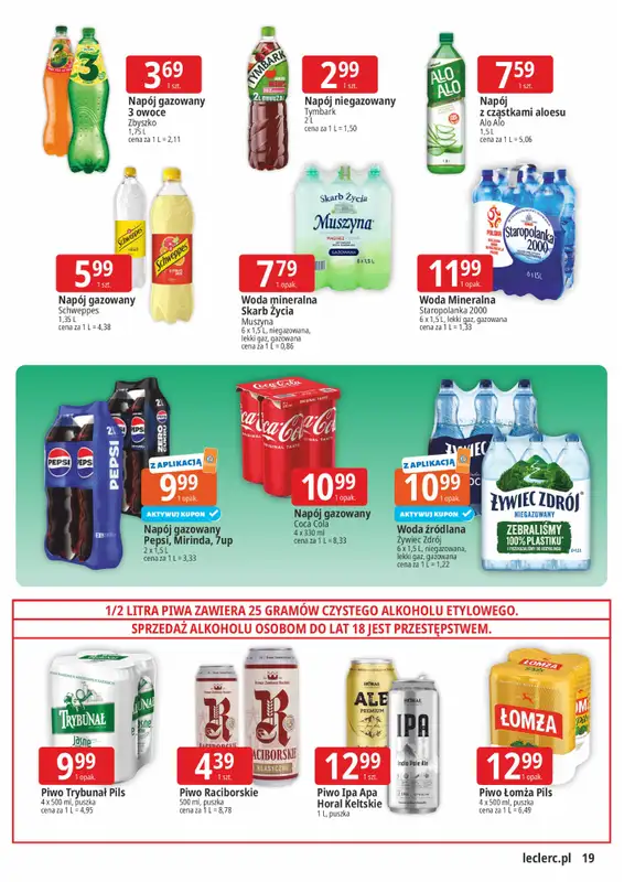 Leclerc - gazetka promocyjna Oferta Gliwice od wtorku 28.10 do soboty 08.11 - strona 19