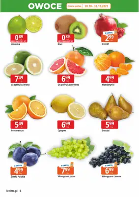 Leclerc - gazetka promocyjna Oferta Gliwice od wtorku 28.10 do soboty 08.11 - strona 6 Leclerc - gazetka promocyjna Oferta Gliwice od wtorku 28.10 do soboty 08.11 - strona 6