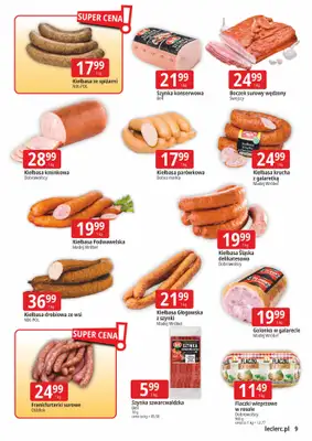 Leclerc - gazetka promocyjna Oferta Gliwice od wtorku 28.10 do soboty 08.11 - strona 9 Leclerc - gazetka promocyjna Oferta Gliwice od wtorku 28.10 do soboty 08.11 - strona 9