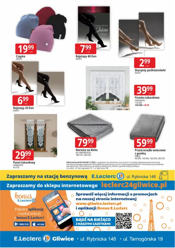 Leclerc - gazetka promocyjna Oferta Gliwice od wtorku 28.10 do soboty 08.11 - strona 24
