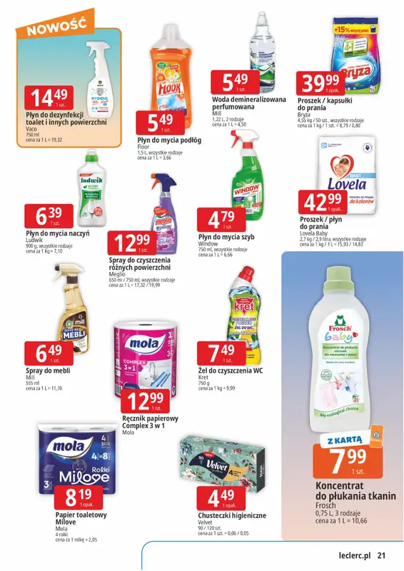 Leclerc - gazetka promocyjna Oferta Gliwice od wtorku 28.10 do soboty 08.11 - strona 21