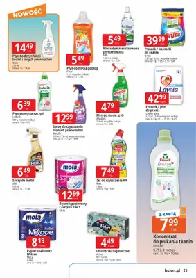 Leclerc - gazetka promocyjna Oferta Gliwice od wtorku 28.10 do soboty 08.11 - strona 21 Leclerc - gazetka promocyjna Oferta Gliwice od wtorku 28.10 do soboty 08.11 - strona 21