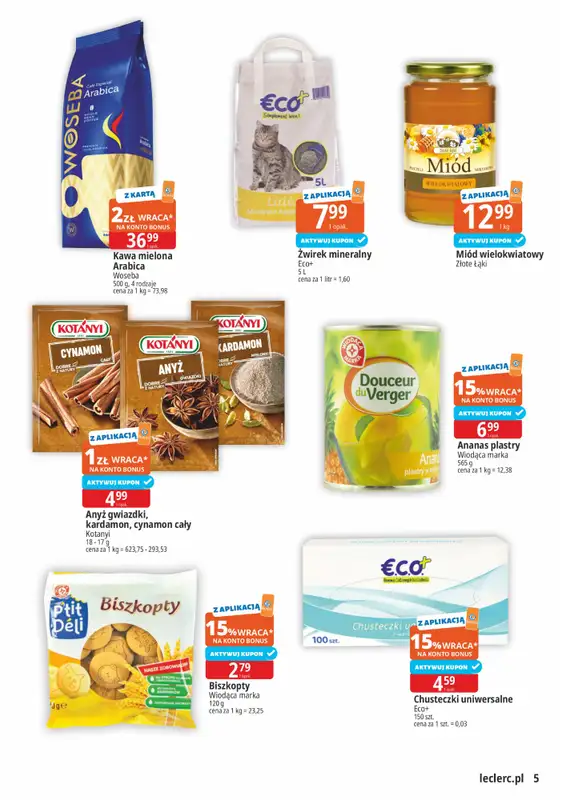 Leclerc - gazetka promocyjna Oferta Gliwice od wtorku 28.10 do soboty 08.11 - strona 5