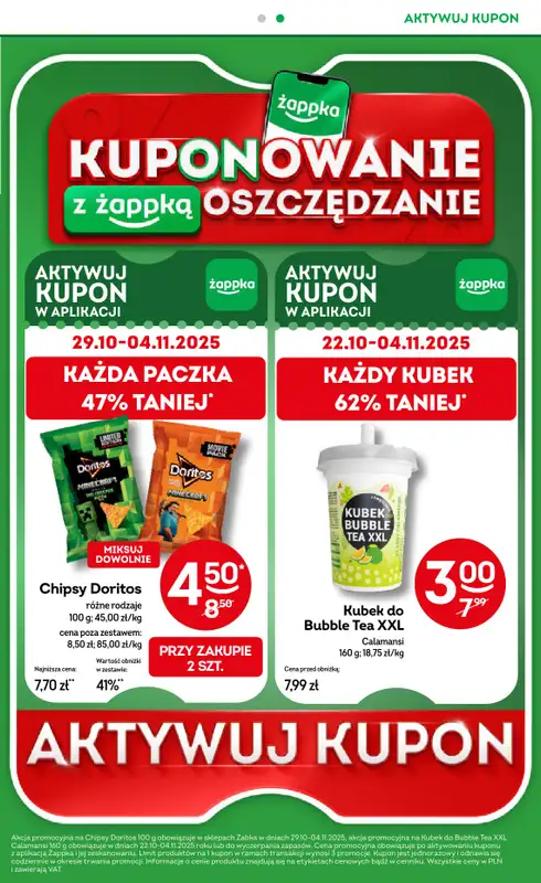 Żabka - gazetka promocyjna Gazetka od środy 22.10 do wtorku 04.11 - strona 33