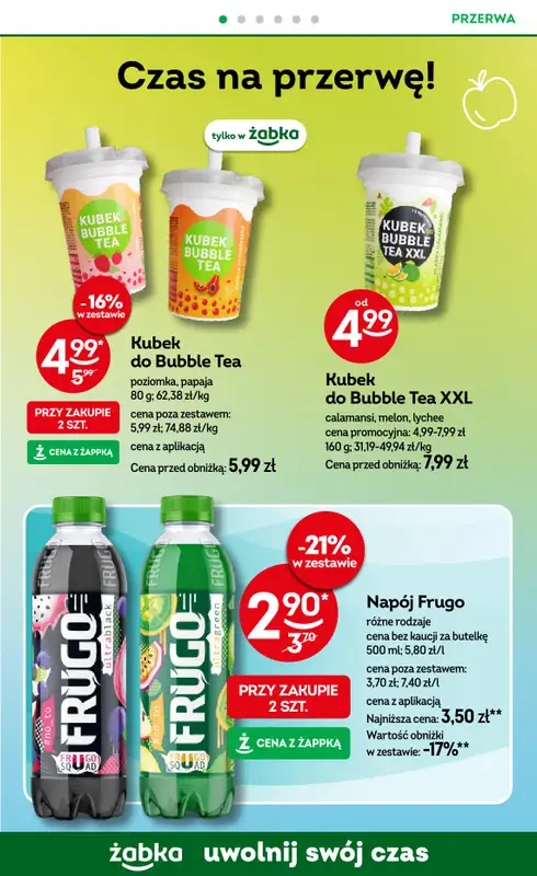 Żabka - gazetka promocyjna Gazetka od środy 22.10 do wtorku 04.11 - strona 50