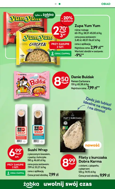 Żabka - gazetka promocyjna Gazetka od środy 22.10 do wtorku 04.11 - strona 69