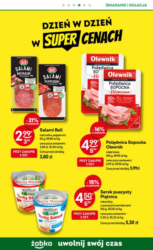 呕abka - gazetka promocyjna Gazetka Spo偶ywcza od 艣rody 22.10 do wtorku 04.11 - strona 15 呕abka - gazetka promocyjna Gazetka Spo偶ywcza od 艣rody 22.10 do wtorku 04.11 - strona 15