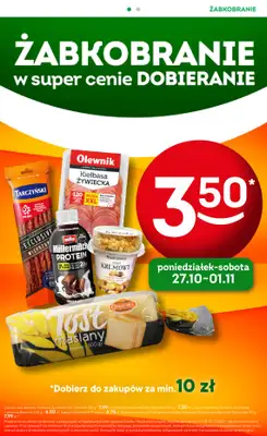 Żabka - gazetka promocyjna Gazetka Spożywcza od środy 22.10 do wtorku 04.11 - strona 2 Żabka - gazetka promocyjna Gazetka Spożywcza od środy 22.10 do wtorku 04.11 - strona 2